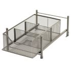 Alternate image 5 for Squared Away&trade; Large Metal Mesh Cabinet Drawer in Nickel