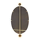 Alternate image 3 for Ridge Road D&eacute;cor Contemporary 15-Inch x 28.6-Inch Wooden Wall Mirror in Gold