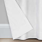 Alternate image 2 for Wamsutta&reg; Rava Light Filtering Rod Pocket Back Tab 63" Curtain Panel in White (Single)