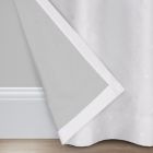 Alternate image 2 for Wamsutta&reg; Aida 108-Inch Grommet 100% Blackout Window Curtain Panel in White (Single)