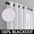 Alternate image 7 for Wamsutta&reg; Allover Lattice Grommet 100% Blackout Window Curtain Panel (Single)