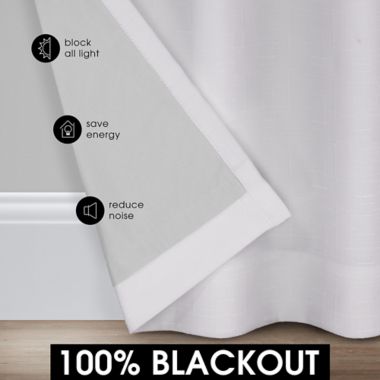 Wamsutta&reg; Allover Lattice Grommet 100% Blackout Window Curtain Panel (Single). View a larger version of this product image.