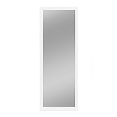 Neutype 43-Inch x 16-Inch Full-Length Hanging Door Mirror in White. View a larger version of this product image.