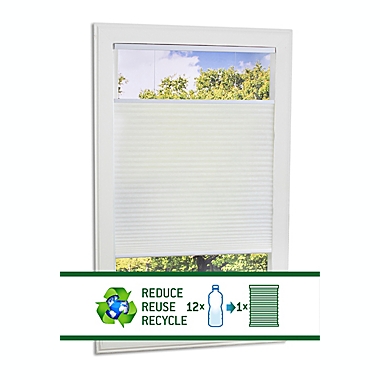 ECO HOME Top-Down Bottom-Up 18-Inch x 72-Inch Cordless Cellular Shade in White. View a larger version of this product image.