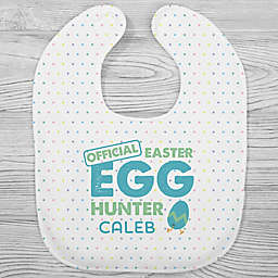 Easter Egg Hunter Personalized Baby Bib