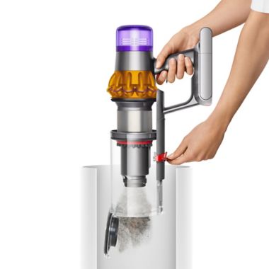 Dyson V15 Detect Cordless Stick Vacuum Cleaner in Grey Brushed Nickel. View a larger version of this product image.