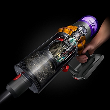 Dyson V15 Detect Cordless Vacuum Cleaner in Grey Brushed Nickel. View a larger version of this product image.