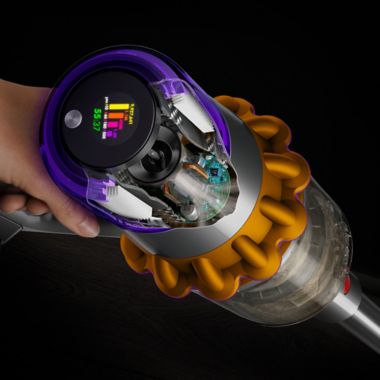 Dyson V15 Detect Cordless Stick Vacuum Cleaner in Grey Brushed Nickel. View a larger version of this product image.