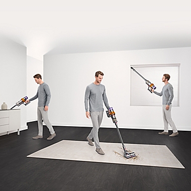 Dyson V15 Detect Cordless Vacuum Cleaner in Grey Brushed Nickel. View a larger version of this product image.