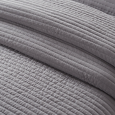 UGG&reg; Devon 3-Piece Full/Queen Quilt Set in Seal Grey. View a larger version of this product image.