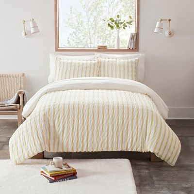 UGG&reg; Devon 3-Piece Full/Queen Reversible Comforter Set in Sun Stripe