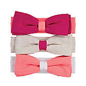 Nike&reg; 3-Pack Headband Set in Pink/White