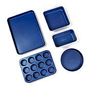 Granitestone Diamond Pro 5-Piece Bakeware Set in Blue