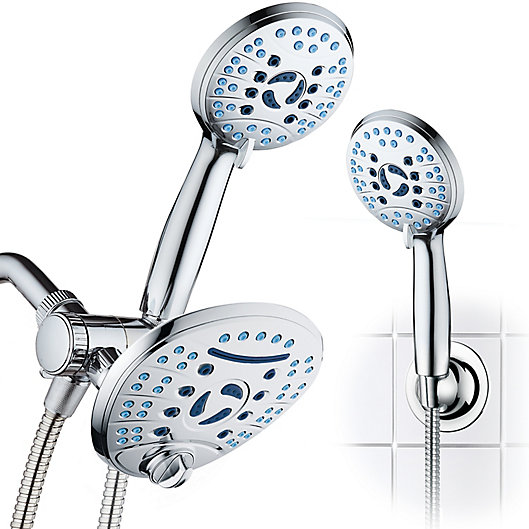 Alternate image 1 for AquaCare Shower Combo with Antimicrobial Nozzles & Power Wash