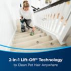 Alternate image 8 for BISSELL&reg; MultiClean&trade; Allergen Lift-Off Pet Pro Vacuum in Black/Teal
