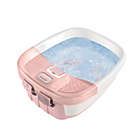 Alternate image 0 for HoMedics&reg; Bubble Bliss&reg; Deluxe Foot Spa in Pink