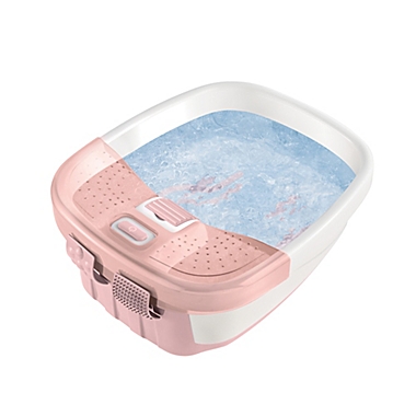 HoMedics&reg; Bubble Bliss&reg; Deluxe Foot Spa in Pink. View a larger version of this product image.