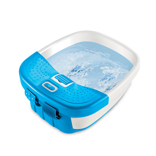 Alternate image 1 for HoMedics® Bubble Bliss® Deluxe Foot Spa in Blue