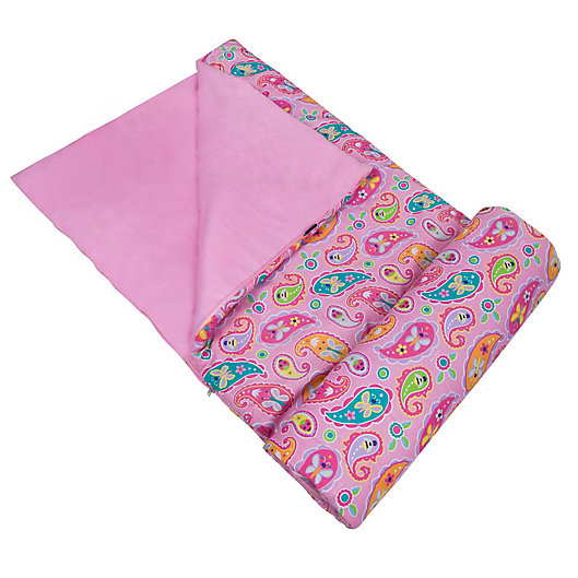 Alternate image 1 for Olive Kids Paisley 2-Piece Sleeping Bag Set in Pink
