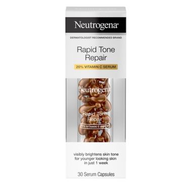 Neutrogena&reg; 30-Count Rapid Tone Repair 20% Vitamin C Serum Capsules. View a larger version of this product image.