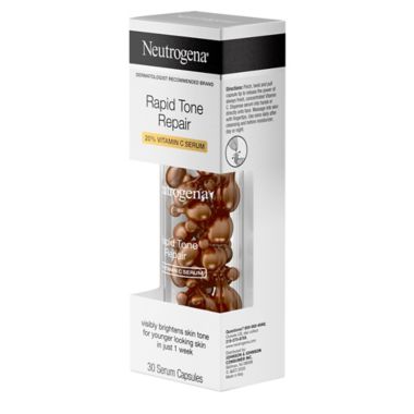 Neutrogena&reg; 30-Count Rapid Tone Repair 20% Vitamin C Serum Capsules. View a larger version of this product image.