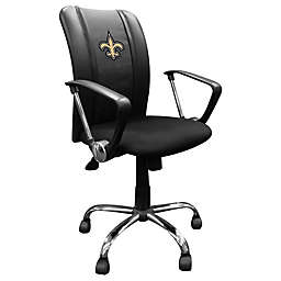 NFL New Orleans Saints Curve Task Chair with Primary Logo