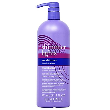 Clairol&reg; Professional Shimmer Lights Blonde &amp; SIlver Conditioner. View a larger version of this product image.