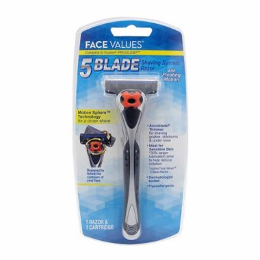 Harmon&reg; Face Values&trade; 5 Blade Shaving System Razor with Pivoting Motion. View a larger version of this product image.