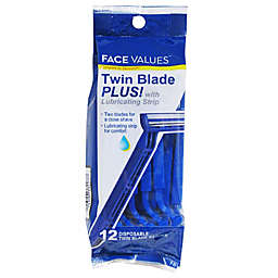 Harmon® Face Values™ 12-Pack Mens Twin Disposable Razors