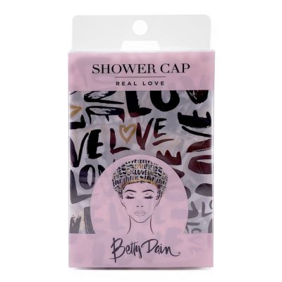 Betty Dain Fashionista Lined Shower Cap in Love