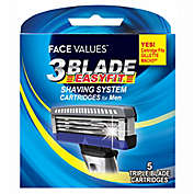 Harmon&reg; Face Values&trade; 5-Count Triple Blade EASYFIT&trade; Men&#39;s Shaving System Cartridges