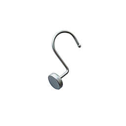 Simply Essential™ Button Shower Hooks in Brushed Nickel (Set of 12)