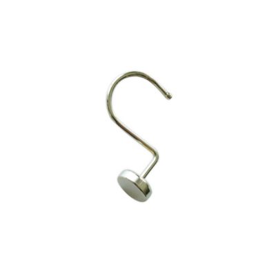 Simply Essential&trade; Button Shower Hooks in Brass (Set of 12)