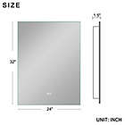 Alternate image 6 for Neutype 32-Inch x 24-Inch Fog-Free Lighted Smart Mirror with Dimmer