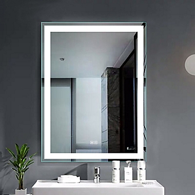Neutype 32-Inch x 40-Inch Smart LED Anti-Fog Rectangular Wall Mirror in Silver. View a larger version of this product image.