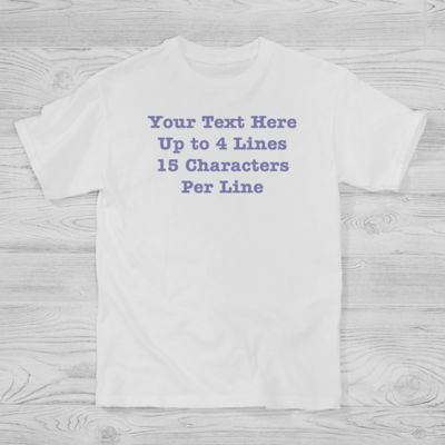 Write Your Own Personalized Hanes&reg; Kids T-Shirt