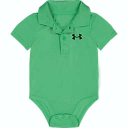 Under Armour® Size 3-6M Match Play Twist Polo Short Sleeve Bodysuit in Green