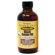 Jamaican Mango and Lime 4 oz. Pure Jamaican Coconut Black Castor Oil