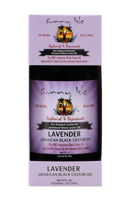Sunny Isle 4 oz. Jamaican Black Castor Oil in Lavender