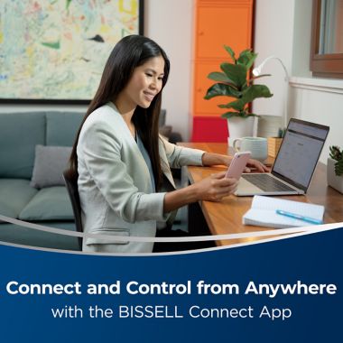 BISSELL&reg; SpinWave Plus 2-in-1 Robotic Mop and Vac in Pearl White. View a larger version of this product image.