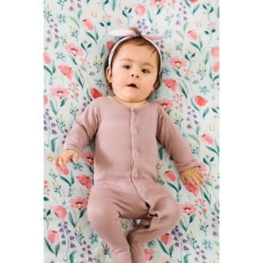 Loulou Lollipop&reg; Bluebell Muslin Fitted Crib Sheet. View a larger version of this product image.