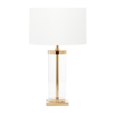 Clear And Gold Table Lamps Bed Bath, Gold 24 Inch Emma Clear Glass Table Lamp