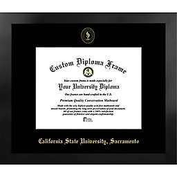 Cal State University Sacramento 16.25-Inch x 18.75-Inch Gold Foil Seal Diploma Frame