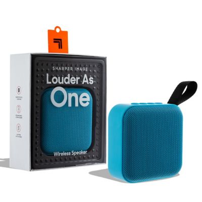 Sharper Image&reg; 3-Inch Square Bluetooth Speaker in Neon Blue