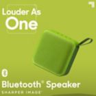 Alternate image 1 for Sharper Image&reg; 3-Inch Square Bluetooth Speaker in Neon Green