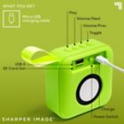 Alternate image 4 for Sharper Image&reg; 3-Inch Square Bluetooth Speaker in Neon Green