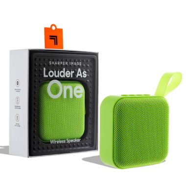 kopen toewijzing Corporation Sharper Image® 3-Inch Square Bluetooth Speaker in Neon Green | Bed Bath &  Beyond