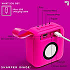 Alternate image 3 for Sharper Image&reg; 3-Inch Square Bluetooth Speaker in Neon Pink