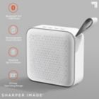 Alternate image 3 for Sharper Image&reg; 3-Inch Square Bluetooth Speaker in White