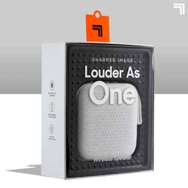 Sharper Image&reg; 3-Inch Square Bluetooth Speaker in White. View a larger version of this product image.